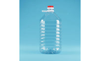PET Plastic Barrel with Handle High Clarity Transparent Oil Container