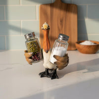Seabird Seasoning and Pepper Shaker Set Cute Design Coastal Table Decor