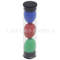 奥尔夫沙蛋筒随机颜色音色清脆三支装手持节奏器儿童玩具砂蛋批发