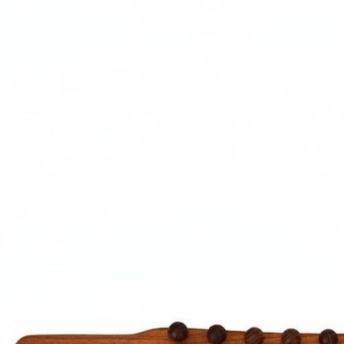 Double Row Massage Stick Handheld Wooden Bead Massage Roller for Home