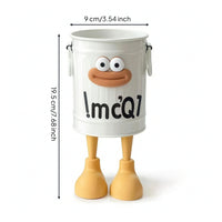 Pen Holder with Legs Cute Cartoon Pen Cup Eye-Catching for Office