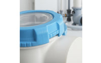 Blue Outer Band 2-Inch Check Valve Backflow Protection Transparent Check Valve Good Sealing Long-Lasting for Water Treatment