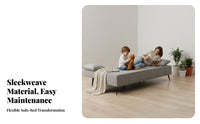 Foldable Fold-extendable Sofa Bed Multi-Functional transformable Furniture Easy to Clean Space-Saving Seating Modern Design for Small Apartment Dwellers, Students, Homeowners, Living Room, Bedroom, Home Office