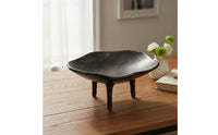 Resin Fruit Tray Irregular Fruit Tray with Legs Modern Footed Bowl for Table