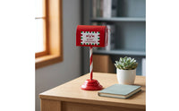 Tabletop Mailbox Metal Christmas Mailbox Decorative Decoration for Mantel, Entryway
