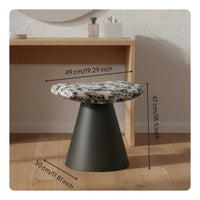 Vintage Inspired Swivel Vanity Stool Space-Saving Swivel Vanity Chair High-Density Foam Cushion Cone Base Makeup Chair Sturdy Construction for Bedroom