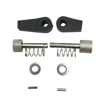 Black Plastic Outboard Motor Control Connector Kit Knurled Motor Control Linkage Hardware Adjustment Pieces Connector Block Kit Compression Springs