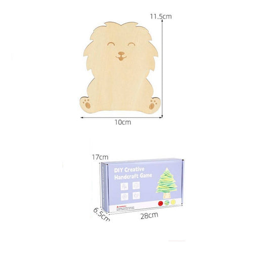 Creature Shape Yarn Winding Toy Stimulates Creativity Yarn Wrapping Craft Kit