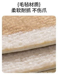 爆款卡通5D猫抓墙贴猫抓板耐磨不掉屑立式墙贴自粘攀爬垫工厂现货