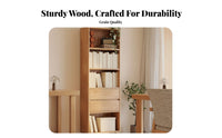 Large Capacity Multi-Tier bookshelf with Drawers Floor-Standing Multi-Tier Shelving Unit Minimalist Design Book Rack Sturdy Construction for Students, Families, Homeowners, Study Room, Bedroom