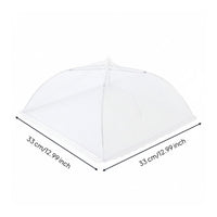 Foldable Food Net Shielded Mesh Meal Protector Easy to Clean for Commercial