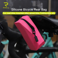 Bicycle Silicone Saddle Bag Water-Resistant Cycling Seat Bag