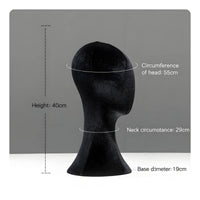 Hairpiece Display Head Molded Neckline Hairpiece Mannequin Head Shoulder Design