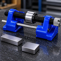 Threaded Adjustment Blade Sharpening Guide Knurled Knob Blade Honing Guide Roller Design Plane Blade Sharpening Jig Blue Body
