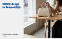2025 Fall Winter Suede Underarm Bag, Classic Bowling Tote, Large Capacity, Relaxed Design