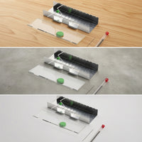 DIY Tool Kit with Pointed Implement Tool Transparent Aluminum Rack with Acrylic Plate Heavy-Duty for Crafters, Hobbyists