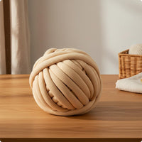Chunky Tube Yarn Machine Washable Chunky Yarn Non-Shedding for Crafters