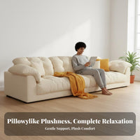 cumulusShaped Sofa Nordic aesthetic Living Room Furniture Modern Minimalist Couch for Families, Interior Design aficionados, Lounge Area, Family Gatherings
