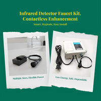 Induction faucet detector, contact controller accessories, smart blender replacement part with battery box for kitchen sink