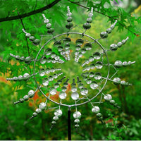 Metal Moving Wind Rotator Weatherproof 3D Garden wind catchers Retro Style Outdoor Decoration for Yard