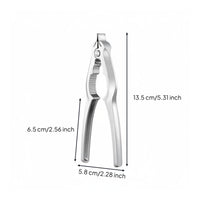 Clam Opener Multifunction Clam Tongs Coil-Powered Loaded for Home Cooking