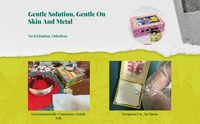Cleans gold, silver, prevents tarnish