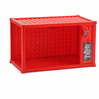 Plastic Container House with LED Light Easy Assembly DIY Room Box Cozy Mini House Building Kit Stunning for Craft Time