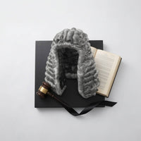 Barrister Hairpiece Curly Judge Hair Easy Styled for Actors