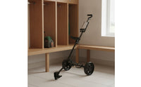 Foldable Golf Bag Cart Collapsible Golf Push Cart Compact Stable for Golfers, Golf Course