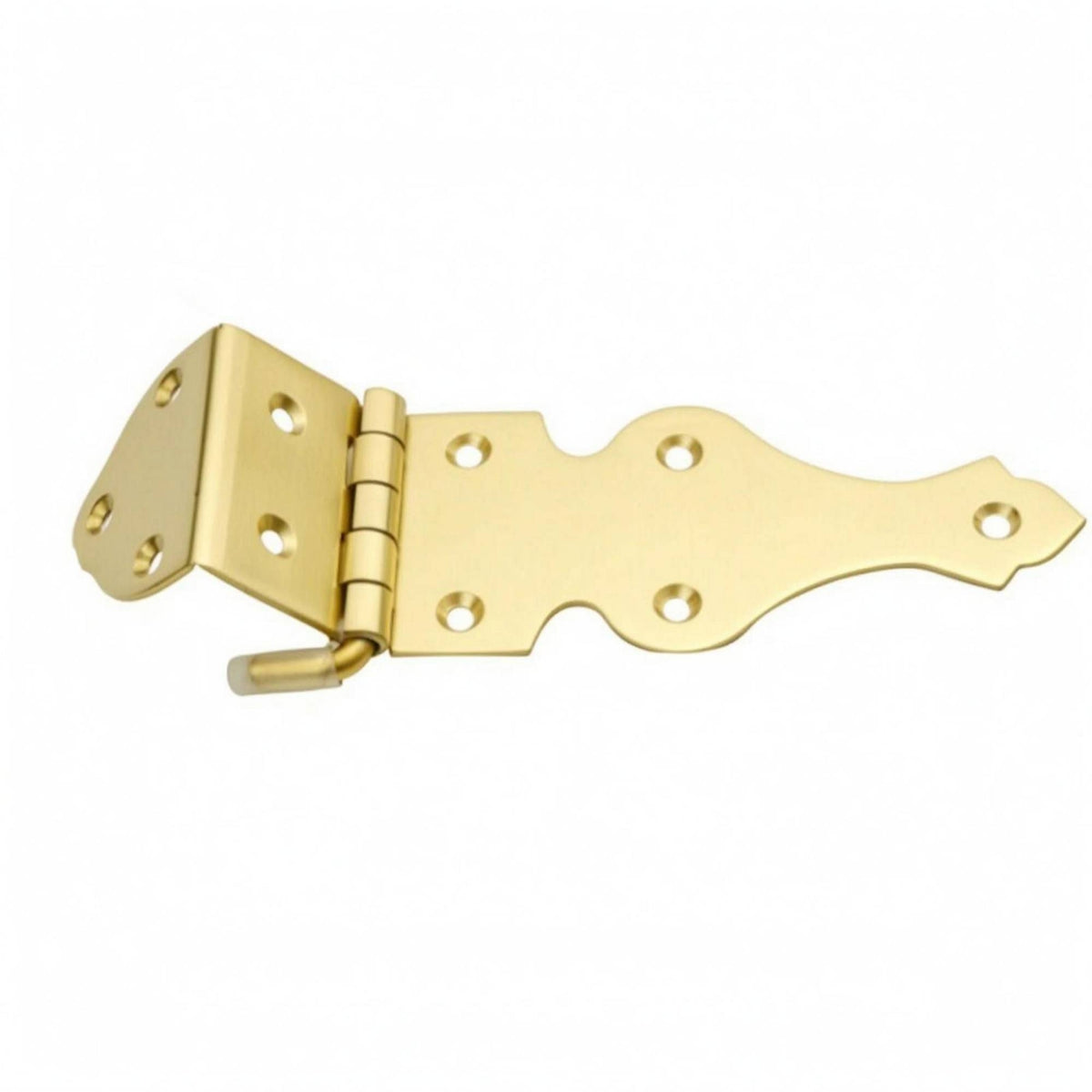 Triangular Piano Hinge Countersunk Holes Piano Lid Hinge Central Rotating Barrel Barrel Metal