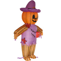 Halloween Inflatable Pumpkin Scarecrow Prop for Yard Party Decoration