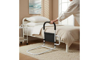 Get Up Assistance Rail Universal Fit for Most Beds Bedside Assist Handle Elderly Bed Guardrail Screwless Installation