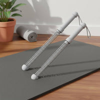 2 Pieces Cordless Battle Rope knotuntangledFree Ropeless Battle Rope Ropeless Weighted Fitness Tool Quiet Function Weighted
