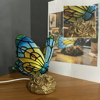 Butterfly Lamp Multicolored Night Light Translucent for Bedroom