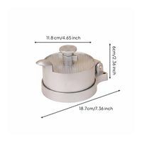 Aluminum Alloy Adjustable Burger Press Consistent Patties Hamburger Patty Press for Home Cooks, BBQ