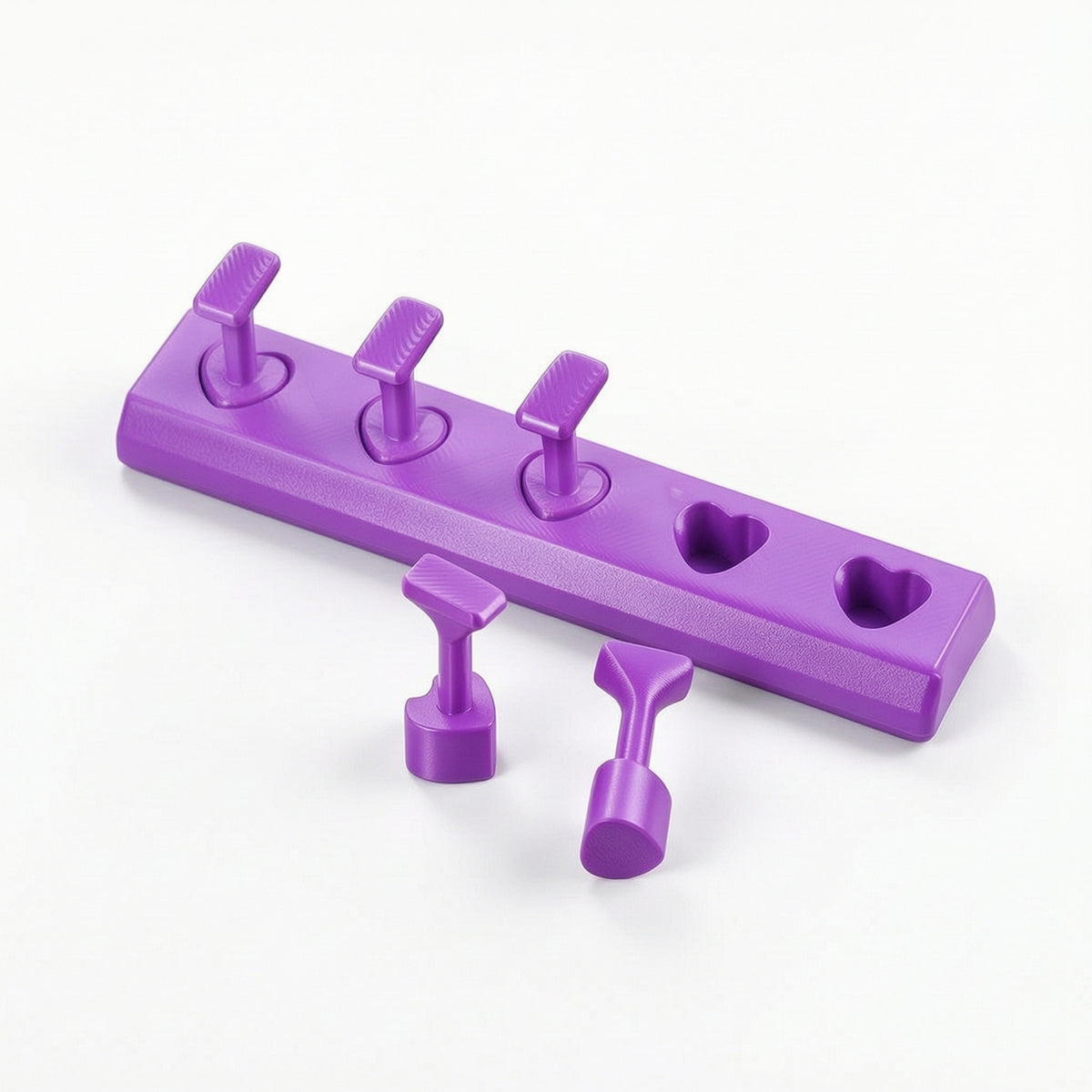 Nail Stand with Removable Holders Nonattractive Press-on Nail Stand Stable Sturdy for Manicurists