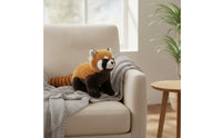 Red Panda Plushie Toy Cute Red Panda Plushie Stuffed Animal Plushie with Striped Tail Soft Plushie Toy with Soft Tail