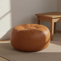 Unstuffed Pouf Cover Multi-Functional Moroccan Design Pouf Long-Lasting