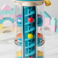 Activity Center with Internal Track Travel-Friendly Toddler Activity Tracker Toy Portable Compact for Toddlers, Home