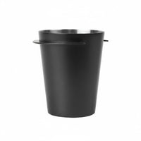 Fabric Cup Barista Coffee Dosing Cup Stainless Steel Receiver with Precision Winged Rim Grounds Transfer Accessory for Mess Free Brewing Suitable for Kitchen Cafe