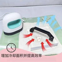 HTV 工艺乙烯基熨烫隔热热压垫,HTV冷却块,Cricut 热压机和工具