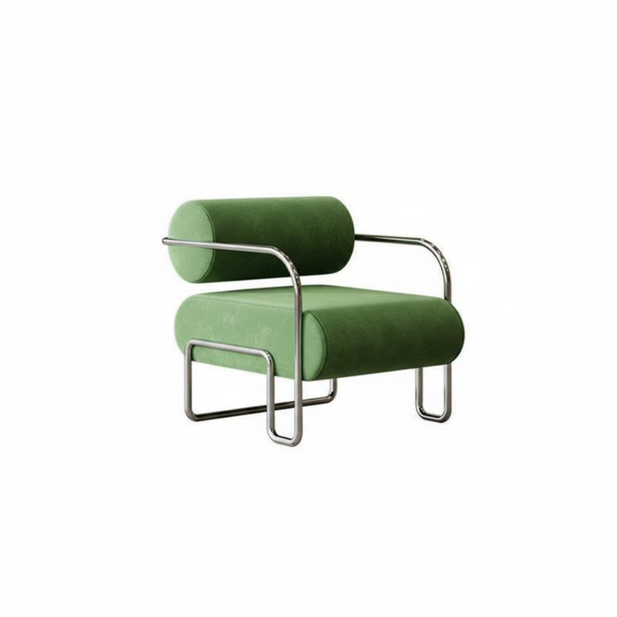 Pillow Rear Armchair Modern-Period Design Single Sofa Nordic Design Long-Lasting Frame for Homeowners, Balcony, Bedroom