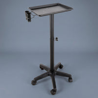 Salon Cart with Aluminum Tray Mobile Salon Tray Cart Sturdy for Hair Studios