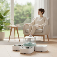 Pet Feeding Station with Automatic Water Dispenser No-Cost for Indoor