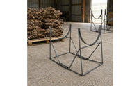 Yam Bundling Rack Curved Cradle Arms Yam Rack Silver-Gray Finish Agricultural Implement