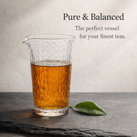 Hammered Glass Gong Dao Bei Tea Server, 201-300ml