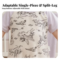 Baby Split-Leg Sleeping Bag Breathable Toddler Sleep Sack with Legs Soft