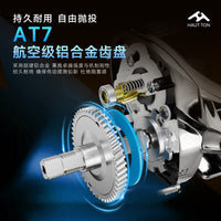 皓顿DC电子电磁刹车水滴轮电镀金属渔轮路亚防炸线鱼轮远投轮批发