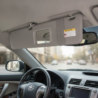 Easy to Install Driver Side Sun Visor with Mirror Multi-Angle Positioning Driver Side Sun Visor Anti-Glare Car Part Matte Finish for DIY Mechanics, Interior Restoration