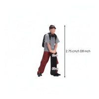 1/64 Skateboarder Figurine Realistic 1/64 Scale Figure High Detail Diorama Prop for Hobbyists